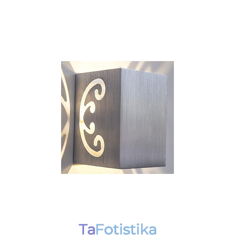 Μοντέρνο φωτιστικό τοίχου από αλουμίνιο, διακοσμητικό φωτιστικό τοίχου
