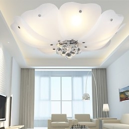 Flush Mount Crystal Μοντέρνο Σύγχρονο Παραδοσιακό Κλασικό Μέταλλο