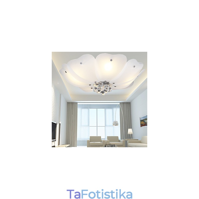 Flush Mount Crystal Μοντέρνο Σύγχρονο Παραδοσιακό Κλασικό Μέταλλο