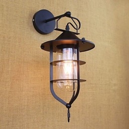 Country Retro Painting χαρακτηριστικό για Mini Style Eye Protection Απλίκες τοίχου περιβάλλοντος φωτός