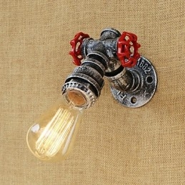 Country Retro Painting χαρακτηριστικό για Mini Style Ambient Light Απλίκες τοίχου Φωτιστικό τοίχου