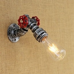 Country Retro Painting χαρακτηριστικό για Mini Style Ambient Light Απλίκες τοίχου Φωτιστικό τοίχου