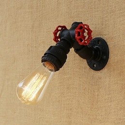 Country Retro Painting χαρακτηριστικό για Mini Style Ambient Light Απλίκες τοίχου Φωτιστικό τοίχου