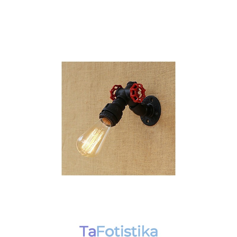 Country Retro Painting χαρακτηριστικό για Mini Style Ambient Light Απλίκες τοίχου Φωτιστικό τοίχου