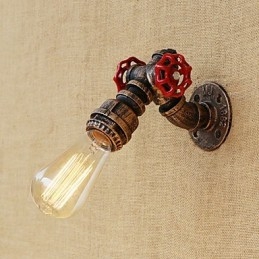 Country Retro Painting χαρακτηριστικό για Mini Style Ambient Light Απλίκες τοίχου Φωτιστικό τοίχου