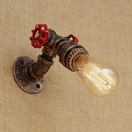 Country Retro Painting χαρακτηριστικό για Mini Style Ambient Light Απλίκες τοίχου Φωτιστικό τοίχου