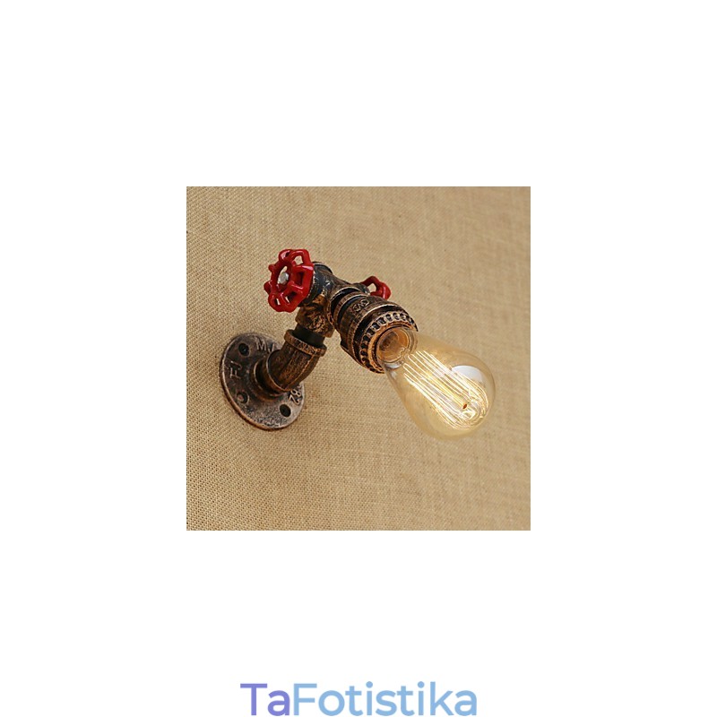 Country Retro Painting χαρακτηριστικό για Mini Style Ambient Light Απλίκες τοίχου Φωτιστικό τοίχου