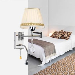 Modern Contemporary Rustic Lodge Μοντέρνο Σύγχρονο Country Chrome Χαρακτηριστικό για κρυστάλλινο αιωρούμενο φωτιστικό τοίχου