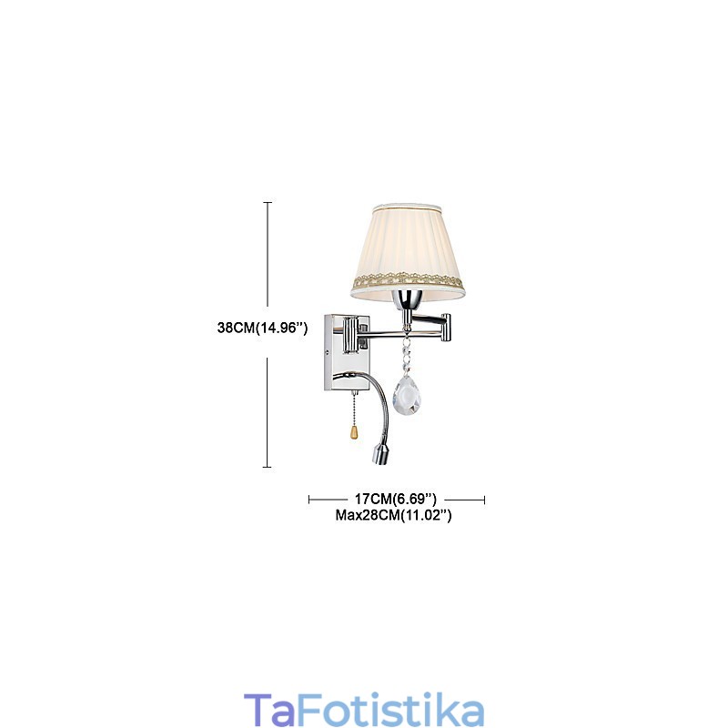 Modern Contemporary Rustic Lodge Μοντέρνο Σύγχρονο Country Chrome Χαρακτηριστικό για κρυστάλλινο αιωρούμενο φωτιστικό τοίχου