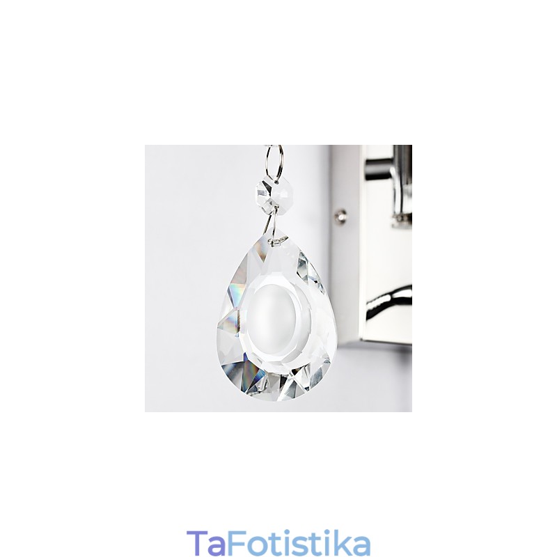 Modern Contemporary Rustic Lodge Μοντέρνο Σύγχρονο Country Chrome Χαρακτηριστικό για κρυστάλλινο αιωρούμενο φωτιστικό τοίχου
