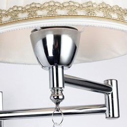 Modern Contemporary Rustic Lodge Μοντέρνο Σύγχρονο Country Chrome Χαρακτηριστικό για κρυστάλλινο αιωρούμενο φωτιστικό τοίχου
