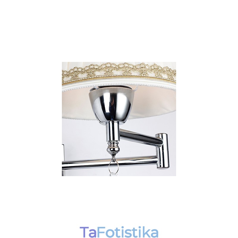 Modern Contemporary Rustic Lodge Μοντέρνο Σύγχρονο Country Chrome Χαρακτηριστικό για κρυστάλλινο αιωρούμενο φωτιστικό τοίχου