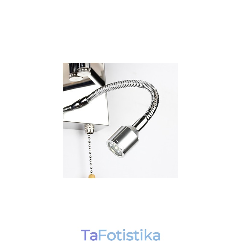 Modern Contemporary Rustic Lodge Μοντέρνο Σύγχρονο Country Chrome Χαρακτηριστικό για κρυστάλλινο αιωρούμενο φωτιστικό τοίχου