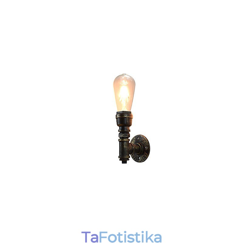 Φωτιστικό Τοίχου Απλίκες Τοίχου Σιδερένιο Φωτιστικό Τοίχου Dumb Black Lightsaber Φωτιστικό στον τοίχο