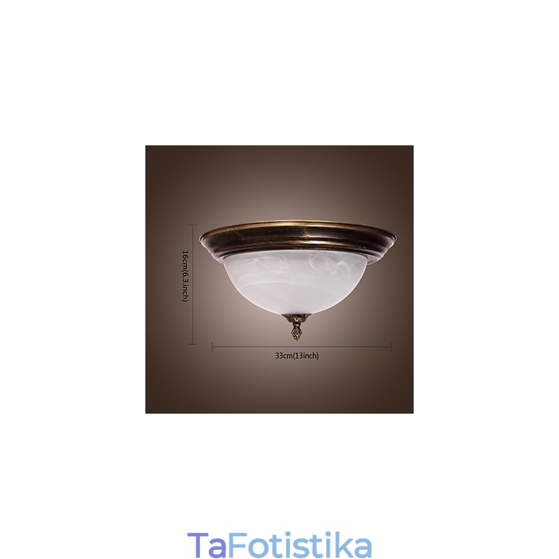 Φλος βάση με έμπνευση αντίκες με 2 φώτα