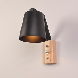 Μοντέρνο μοντέρνο Country Black Oxide Finish χαρακτηριστικό για απλίκες τοίχου Downlight Φωτιστικό τοίχου