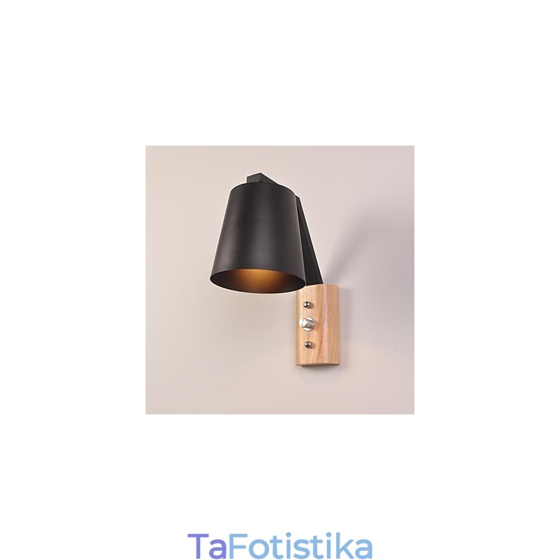 Μοντέρνο μοντέρνο Country Black Oxide Finish χαρακτηριστικό για απλίκες τοίχου Downlight Φωτιστικό τοίχου