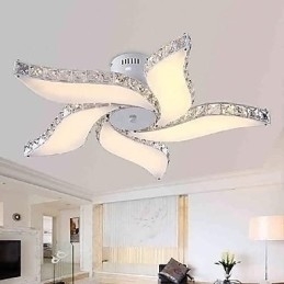 Μοντέρνο Σύγχρονο Crystal Metal Flush Mount