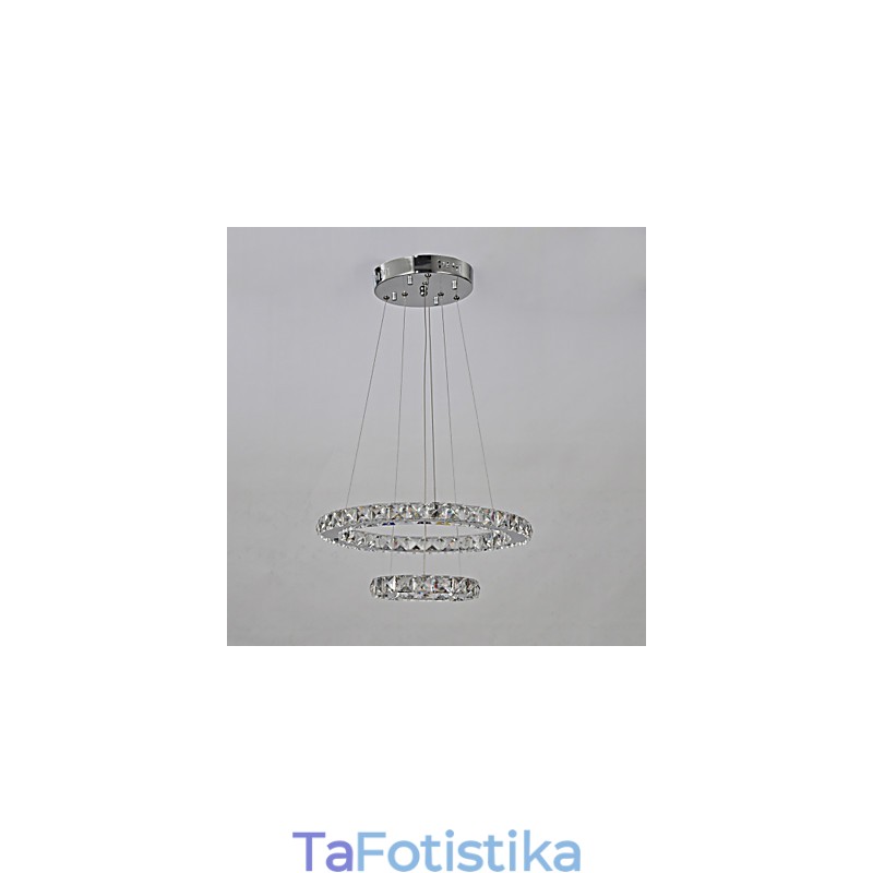 Παραδοσιακός κλασικός μεταλλικός πολυέλαιος χρωμίου