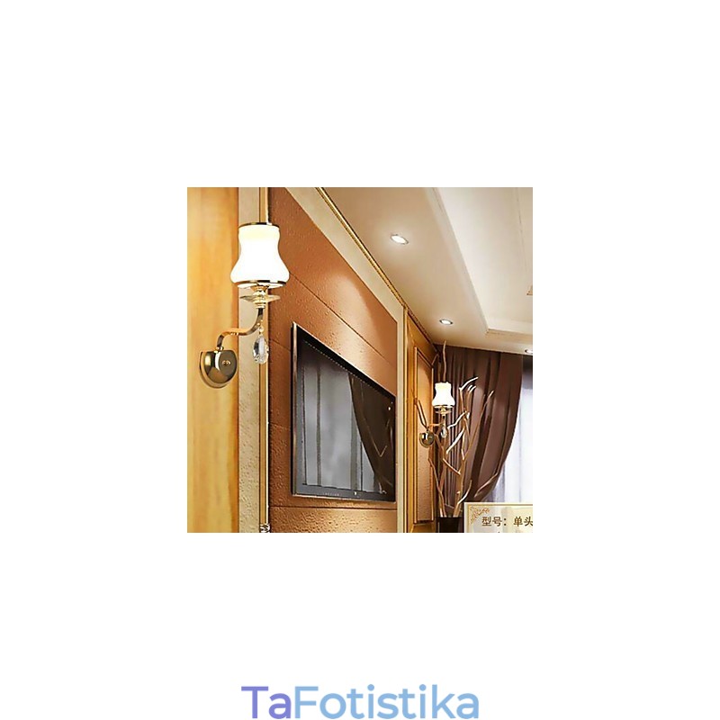 Μοντέρνο, μοντέρνο ηλεκτρολυμένο χαρακτηριστικό για κρυστάλλινο μίνι στυλ προστασίας ματιών, φωτιστικά τοίχου περιβάλλοντος