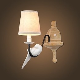 Ρουστίκ Lodge Simple Vintage Πίνακας Χαρακτηριστικό Φωτιστικό Περιβάλλοντος Απλίκες τοίχου Φωτιστικό τοίχου