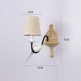 Ρουστίκ Lodge Simple Vintage Πίνακας Χαρακτηριστικό Φωτιστικό Περιβάλλοντος Απλίκες τοίχου Φωτιστικό τοίχου