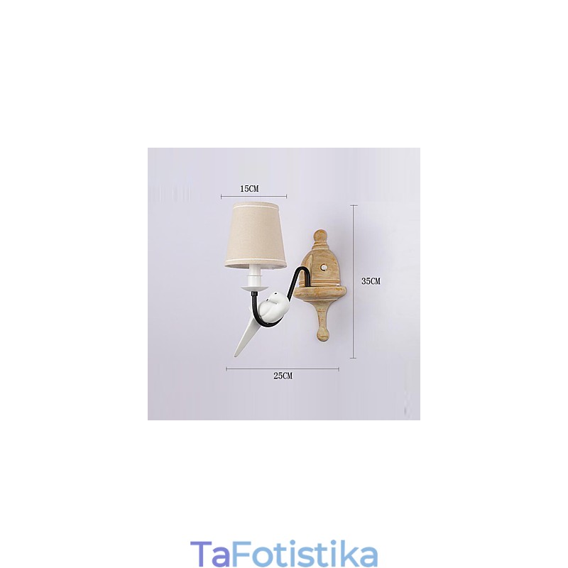 Ρουστίκ Lodge Simple Vintage Πίνακας Χαρακτηριστικό Φωτιστικό Περιβάλλοντος Απλίκες τοίχου Φωτιστικό τοίχου