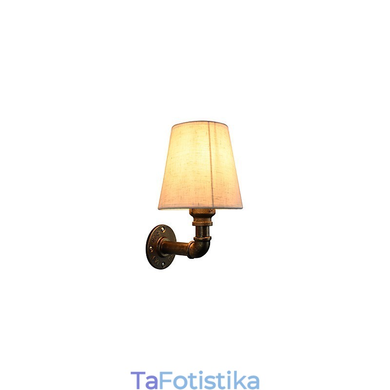 Rustic Lodge Brass Χαρακτηριστικό για Απλίκες Τοίχου Περιβάλλοντος Φωτιστικό τοίχου
