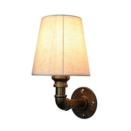 Rustic Lodge Brass Χαρακτηριστικό για Απλίκες Τοίχου Περιβάλλοντος Φωτιστικό τοίχου