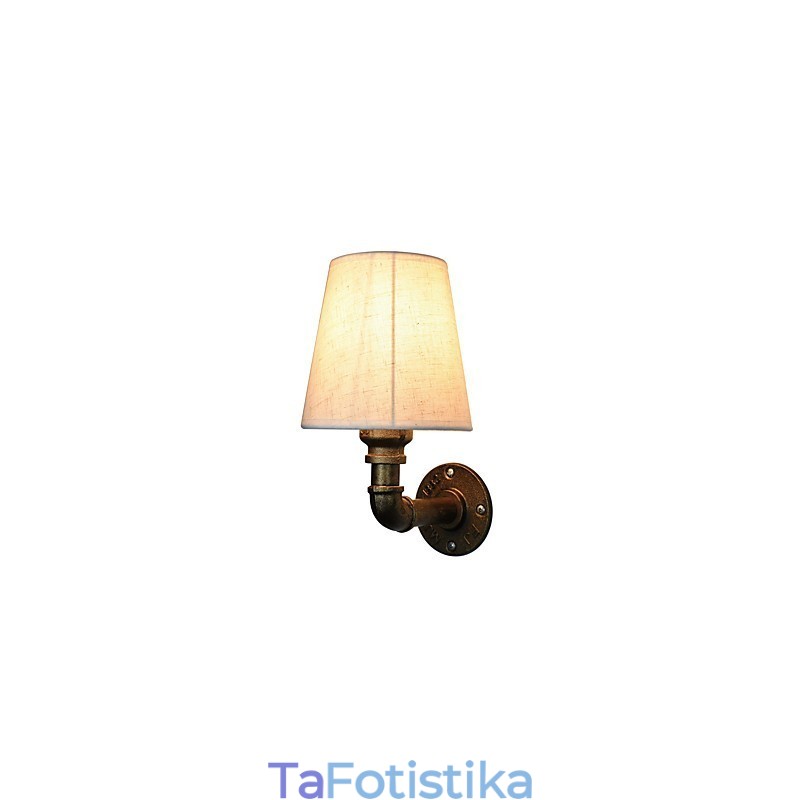 Rustic Lodge Brass Χαρακτηριστικό για Απλίκες Τοίχου Περιβάλλοντος Φωτιστικό τοίχου