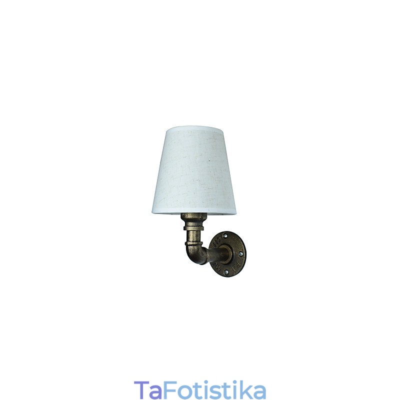 Rustic Lodge Brass Χαρακτηριστικό για Απλίκες Τοίχου Περιβάλλοντος Φωτιστικό τοίχου