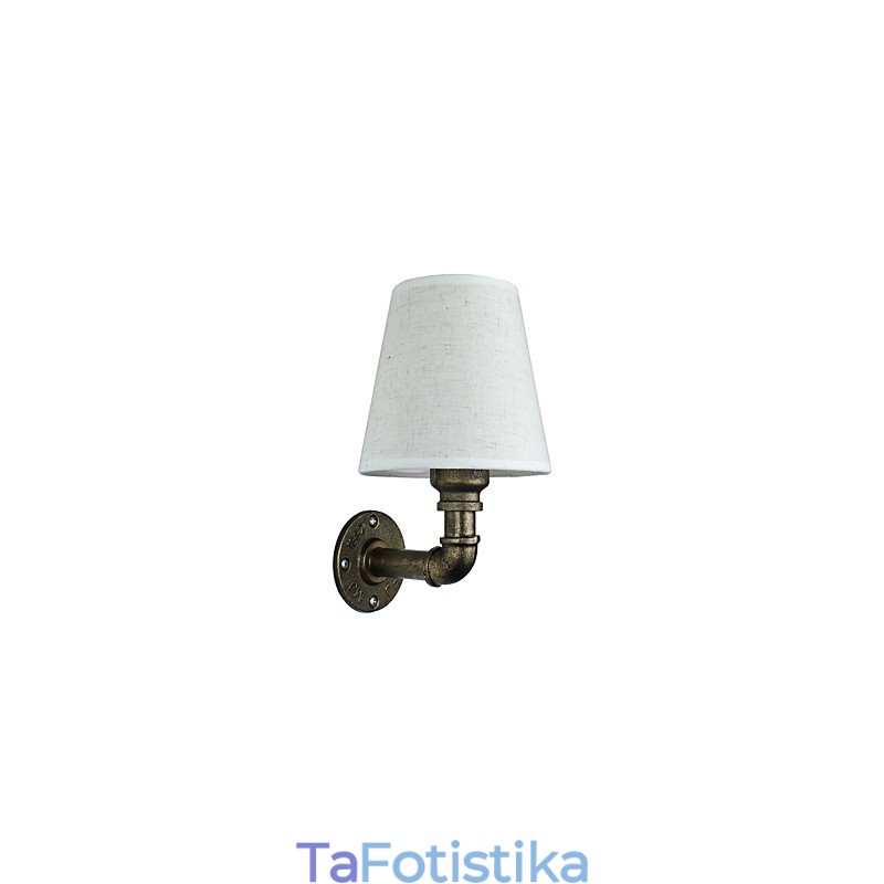 Rustic Lodge Brass Χαρακτηριστικό για Απλίκες Τοίχου Περιβάλλοντος Φωτιστικό τοίχου