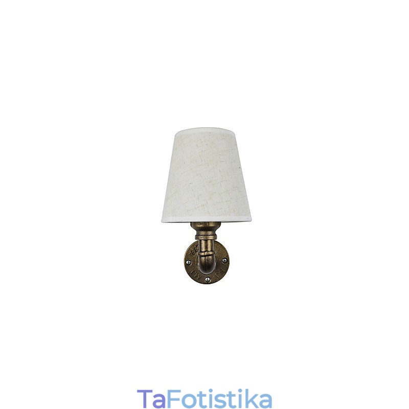Rustic Lodge Brass Χαρακτηριστικό για Απλίκες Τοίχου Περιβάλλοντος Φωτιστικό τοίχου