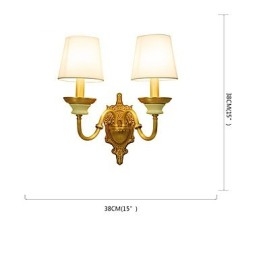 Απλό Country Traditional Classic Brass χαρακτηριστικό για Mini Style Uplight Απλίκες τοίχου Φωτιστικό τοίχου