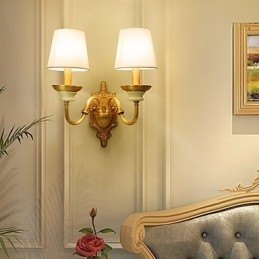 Απλό Country Traditional Classic Brass χαρακτηριστικό για Mini Style Uplight Απλίκες τοίχου Φωτιστικό τοίχου