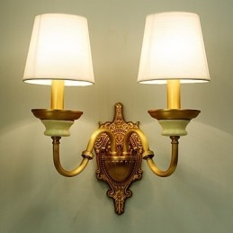 Απλό Country Traditional Classic Brass χαρακτηριστικό για Mini Style Uplight Απλίκες τοίχου Φωτιστικό τοίχου