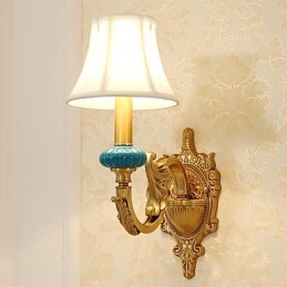 Απλό Country Traditional Classic Brass χαρακτηριστικό για Mini Style Uplight Απλίκες τοίχου Φωτιστικό τοίχου