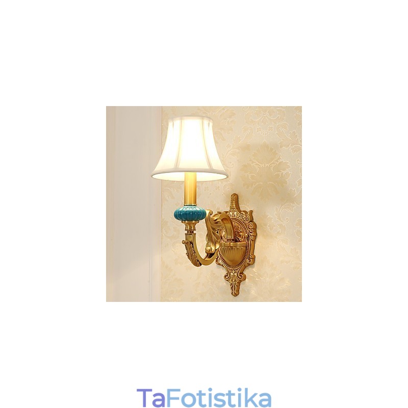 Απλό Country Traditional Classic Brass χαρακτηριστικό για Mini Style Uplight Απλίκες τοίχου Φωτιστικό τοίχου