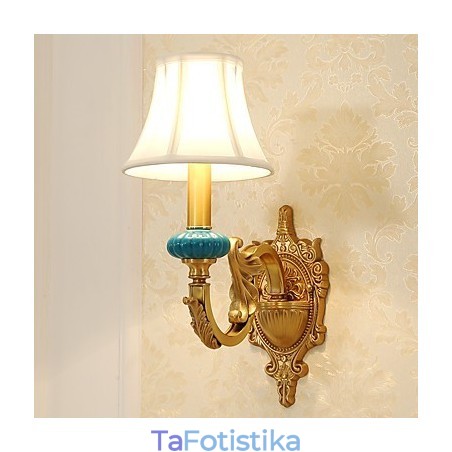 Απλό Country Traditional Classic Brass χαρακτηριστικό για Mini Style Uplight Απλίκες τοίχου Φωτιστικό τοίχου Απλό Country Traditional Classic Brass χαρακτηριστικό για Mini Style Uplight Απλίκες τοίχου Φωτιστικό τοίχου