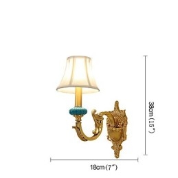Απλό Country Traditional Classic Brass χαρακτηριστικό για Mini Style Uplight Απλίκες τοίχου Φωτιστικό τοίχου