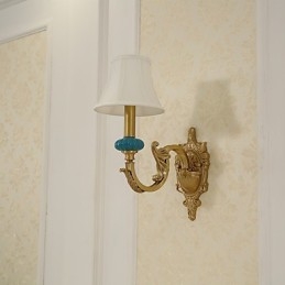 Απλό Country Traditional Classic Brass χαρακτηριστικό για Mini Style Uplight Απλίκες τοίχου Φωτιστικό τοίχου