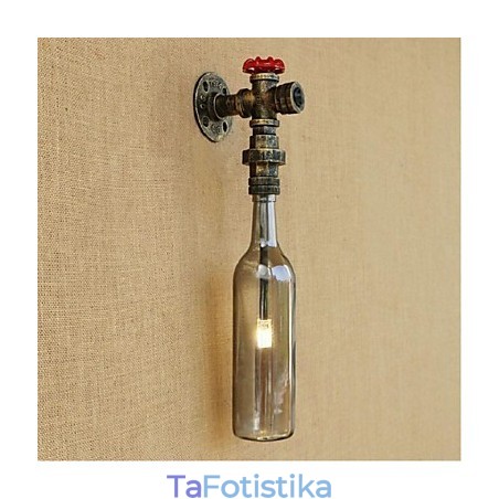 Επιτοίχιο φωτιστικό Smoke Grey Bottle Water Φωτιστικό τοίχου Επιτοίχιο φωτιστικό Smoke Grey Bottle Water Φωτιστικό τοίχου
