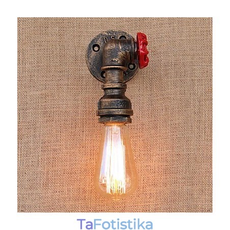 Nostalgia Simple Water Pipe Διακοσμητικό Μικρό Επιτοίχιο Φωτιστικό τοίχου Nostalgia Simple Water Pipe Διακοσμητικό Μικρό Επιτοίχιο Φωτιστικό τοίχου
