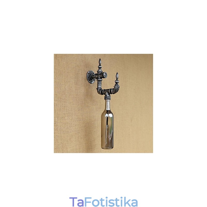 Retro Nostalgia With Switch Cafe Bar Restaurant Aisle Water Pipe Φωτιστικό τοίχου
