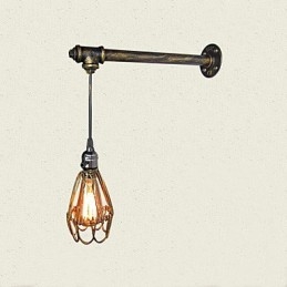 Σοφίτα vintage φωτιστικά τοίχου με διακόπτη Industrial Edison Fashion Simplicity Απλίκα τοίχου Μεταλλικό καπάκι βάσης