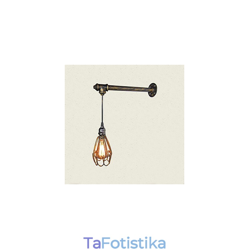 Σοφίτα vintage φωτιστικά τοίχου με διακόπτη Industrial Edison Fashion Simplicity Απλίκα τοίχου Μεταλλικό καπάκι βάσης