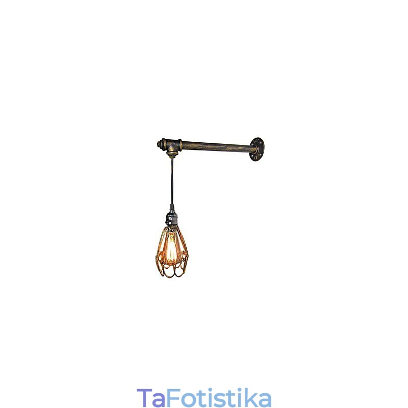 Σοφίτα vintage φωτιστικά τοίχου με διακόπτη Industrial Edison Fashion Simplicity Απλίκα τοίχου Μεταλλικό καπάκι βάσης