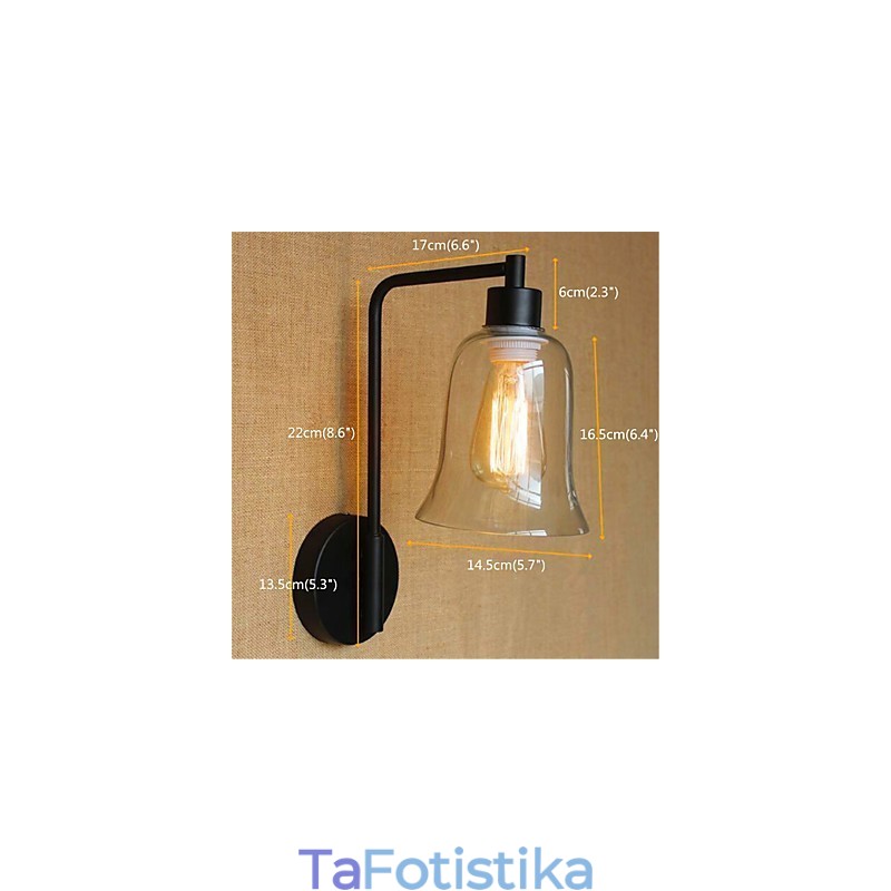 Rustic Lodge Country Black Oxide Finish Χαρακτηριστικό φινιρίσματος για Swing Arm Ambient Light