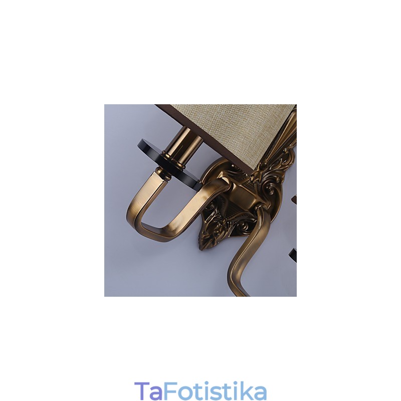 Παραδοσιακό κλασικό ηλεκτρολυμένο χαρακτηριστικό για προστασία ματιών Απλίκες τοίχου κάτω από το φως Φωτιστικό τοίχου