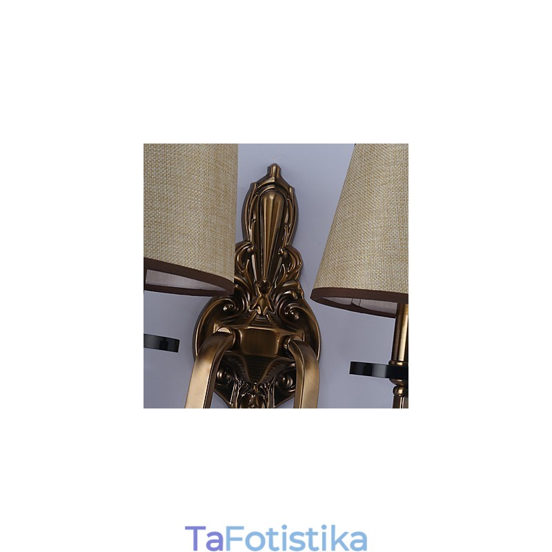Παραδοσιακό κλασικό ηλεκτρολυμένο χαρακτηριστικό για προστασία ματιών Απλίκες τοίχου κάτω από το φως Φωτιστικό τοίχου
